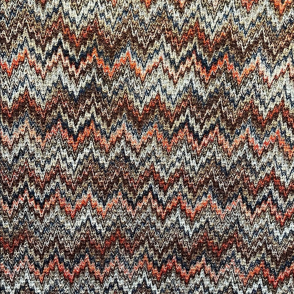 Chevron Pattern Open Front Cardigan - Picture 3 of 6